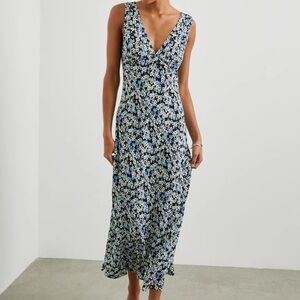 Rails Floral Maxi Dress - Blue
